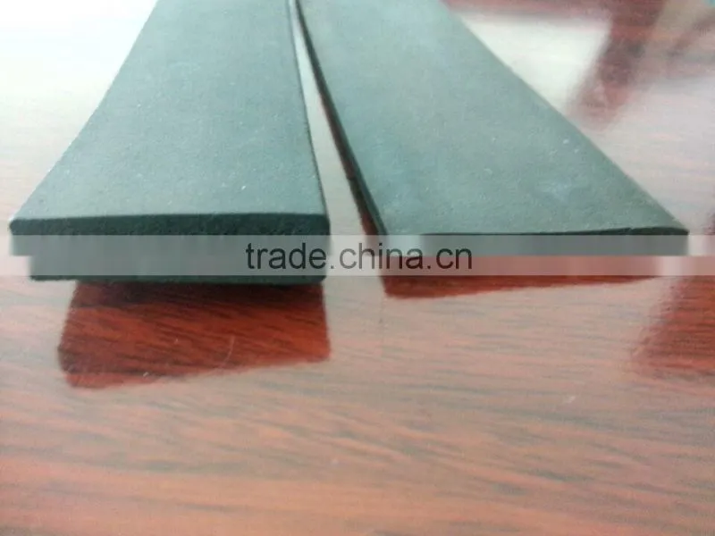 customized waterstop leakproof flat sponge epdm rubber/rubber edge trim strips/epdm profile