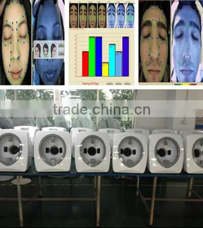 Langdi Ld6021C hot sell 3D magic mirror facial skin analyzer uv light facial skin analysis machine