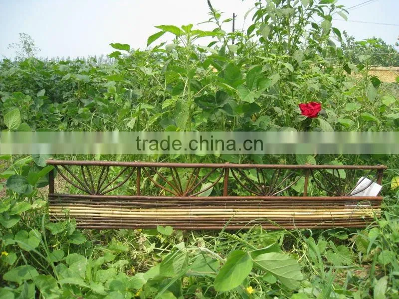 Garden willow panel border/garden hurdle