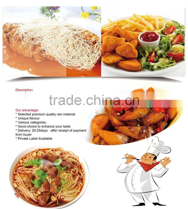 Manufacture Chinese Cuisine Soy Sauce for Restaurant