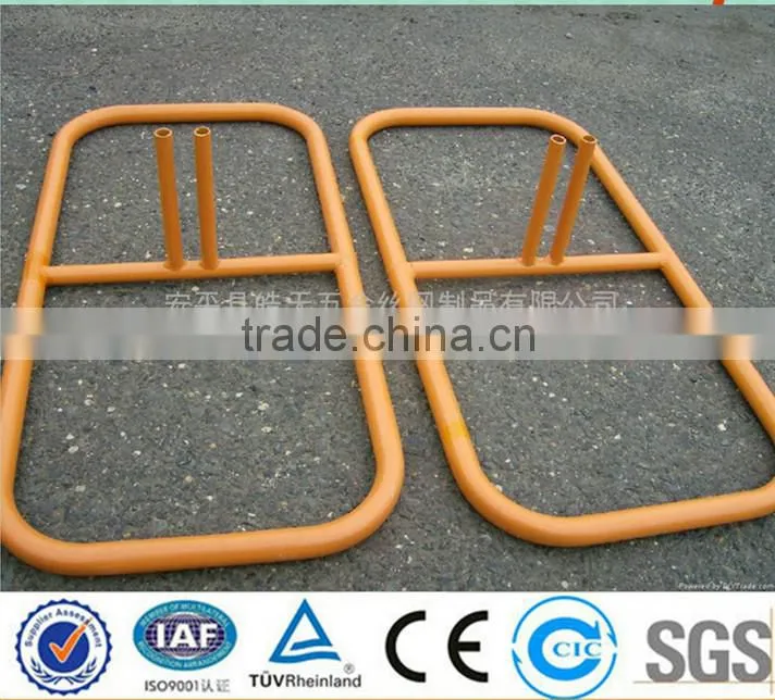 temporary metal fence/hot dipped galvanized welded wire mesh fence with pipe frame