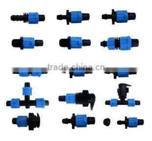 PE black agriculture irrigation layflat hose/double layer lay flat hose