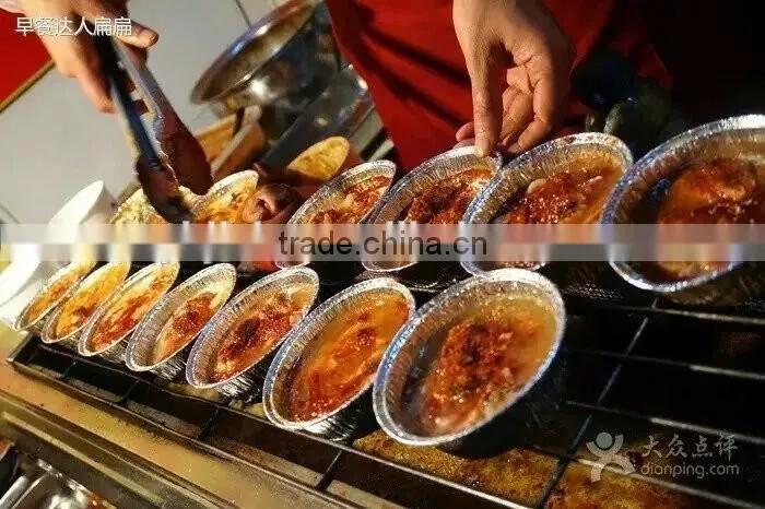 Customized aluminum foil food storage container