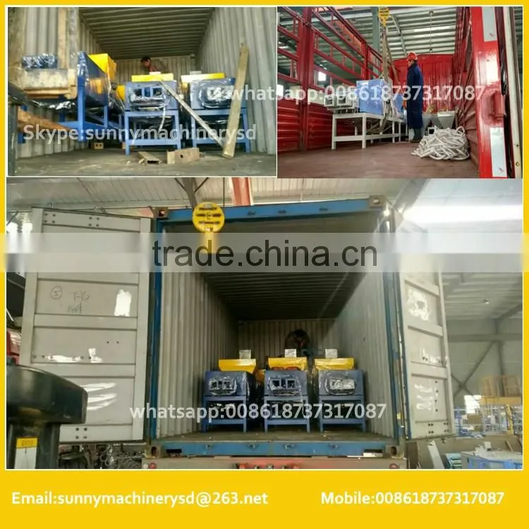 hot pressing hydraulic working Wood sawdust block press machine