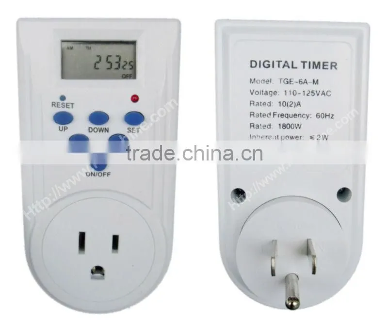 US plug electric timer