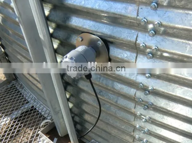 Resistive material grain silo level indicator