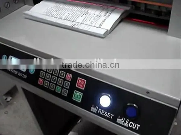 A3 a4 size electric guillotine paper cutter machine
