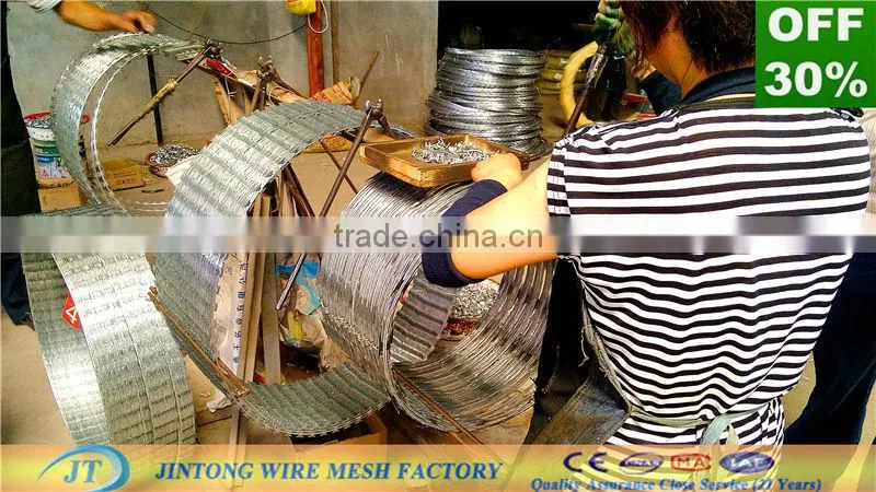 hot-dipped galvanized razor wire buy from anping