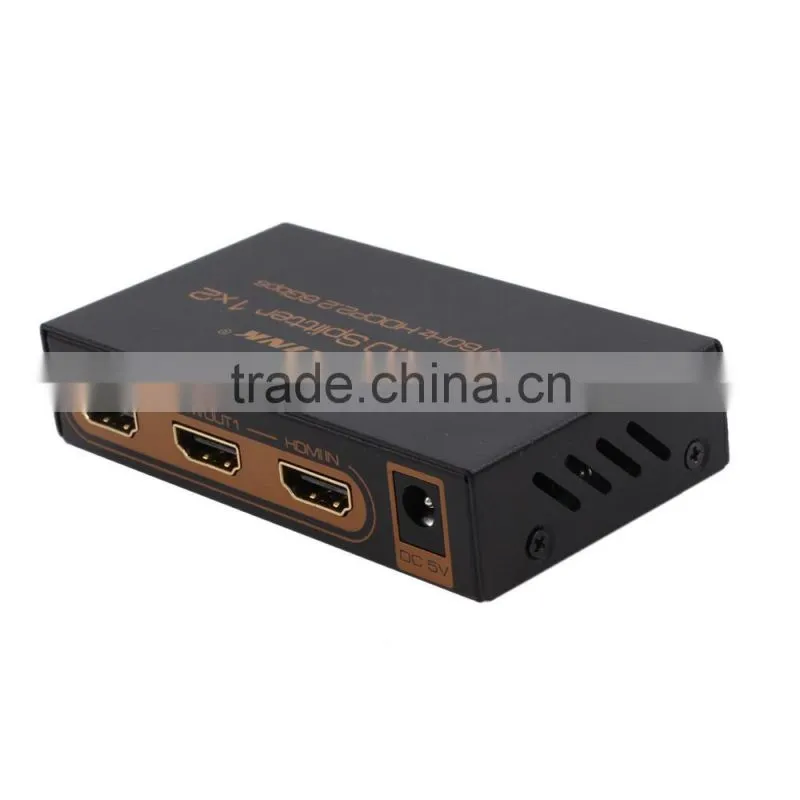 Hot- selling New Arrival Voxlink HDMI 2.0HDR 1x2 HDMI splitter (4K/60Hz/ HDCP2.2) UK