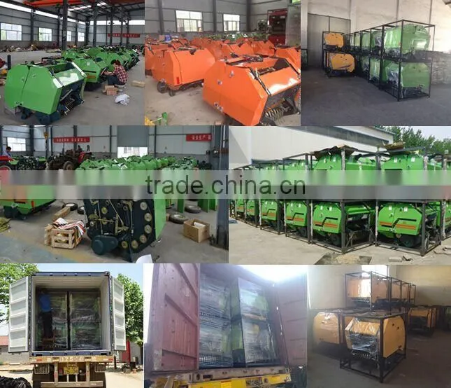With CE certification 18-50hp tractor mounted small round hay baler