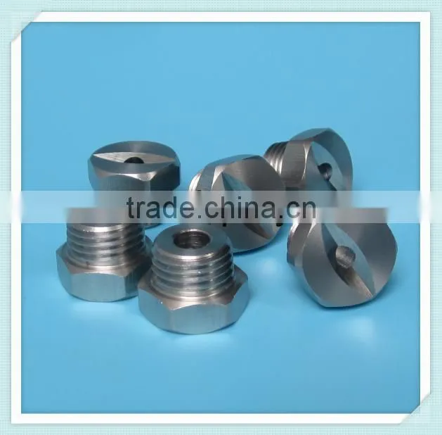 Stainless steel ss or brass or pp plastic flat fan water veejet spray nozzle