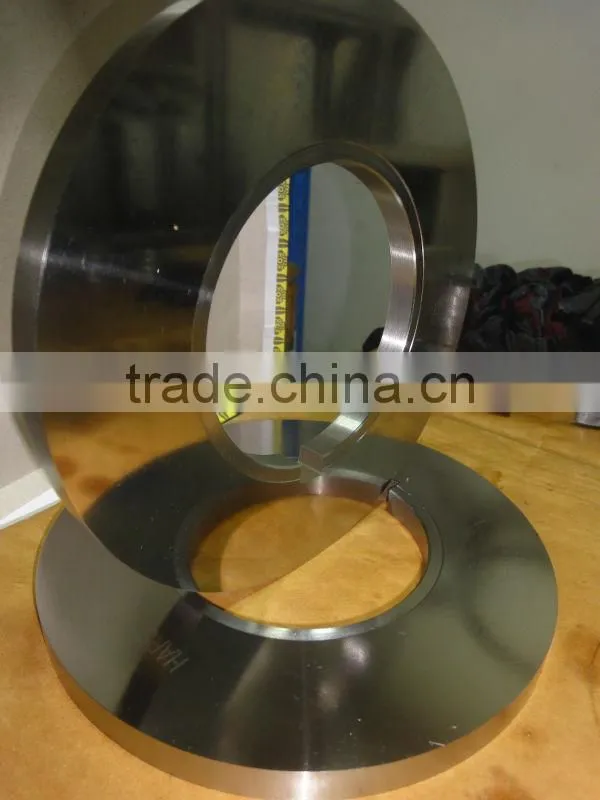 slitting roller blades in stock,slitter machine knife for steel/ferrous/cold rolling/packaging