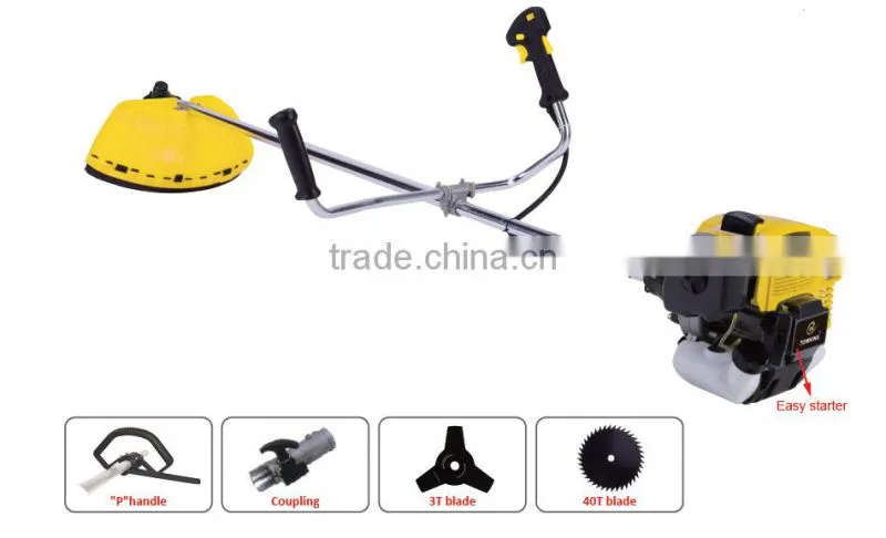 Professional gasoline brush cutter and 52cc gasoline grass cutter and petrol grass trimmer with CE GS