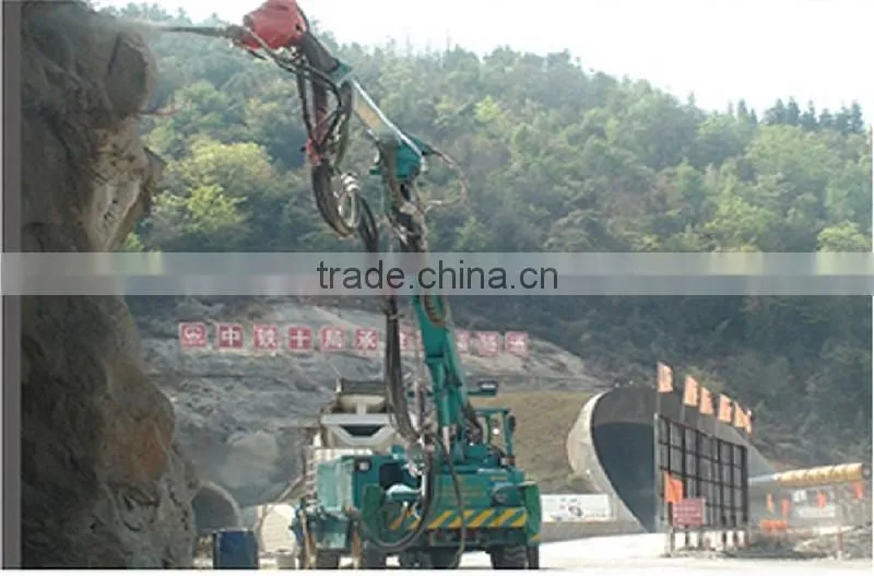 HSC-3016 30m3/h tunnel application concrete spray system with robotic arm shotcrete machine