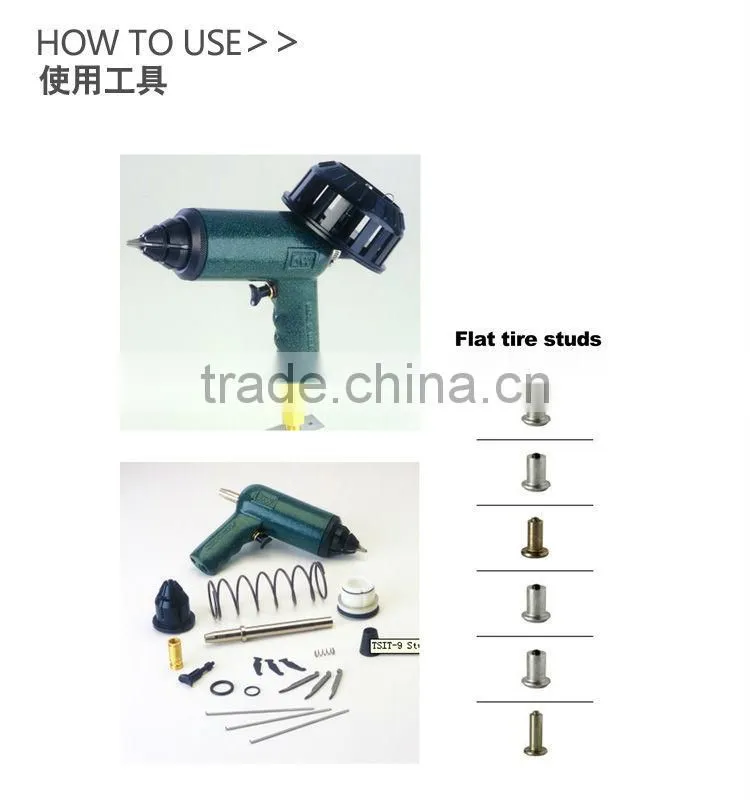 Car Tire Studs With 10mm Length Tungsten Carbide