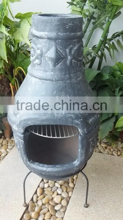NEWEST DESIGN MEXICAN CLAY CHIMENEA FOR WHOLESALE