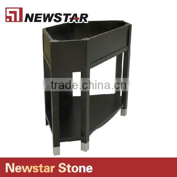 Hotel project bathroom corner vanity cabinet