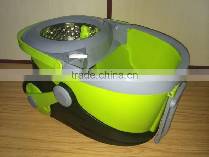 Vivinature Stainless Steel Deluxe Rolling Spin Mop