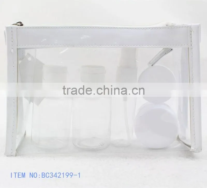 Travel Bottle Set Air Travel Bottles Toiletries Liquid Containers for Cosmetic Make-up 5Pieces
