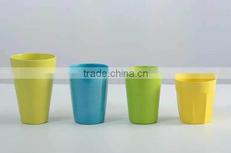 2017 new desgin eco friendly Biodegradable plant fibre drink cup, D8.8*H12.8cm
