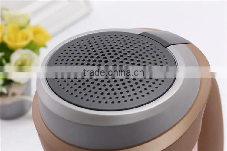 Top selling products wireless big colorful power bank FM bluetooth with led light