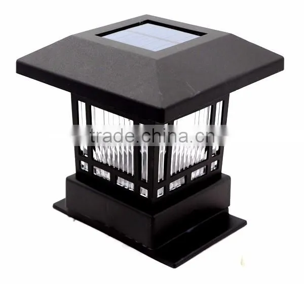 2PK 20 Lumens Solar Fence Post Cap Lights