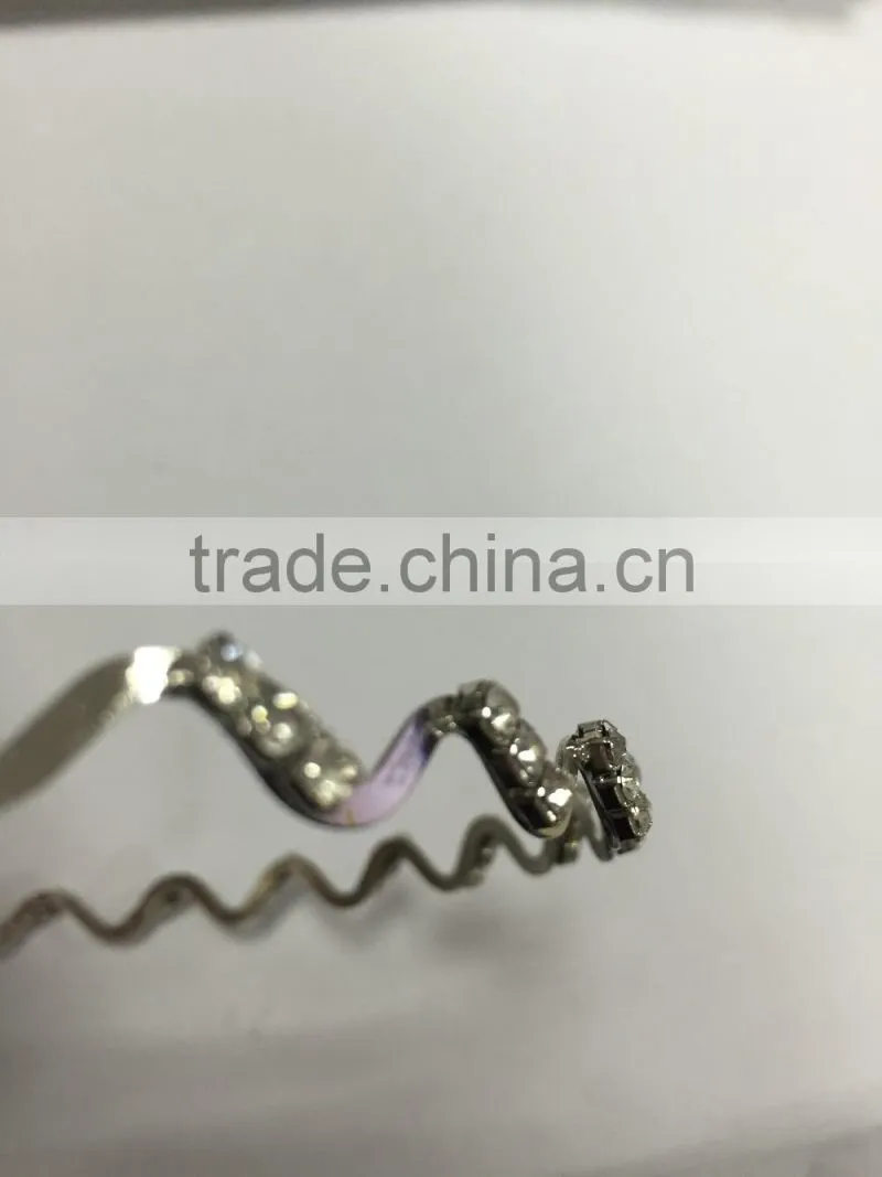 Rhinestone Wave Hairpin Hair Band Headband Accessories Hot selling