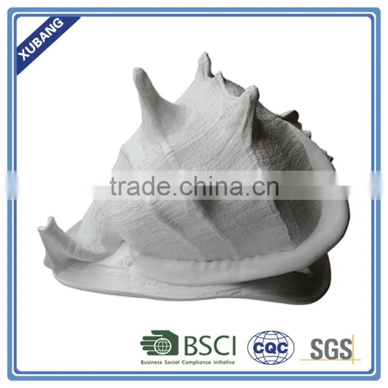 Ocean Theme Poly Resin Conch Decor Figurine