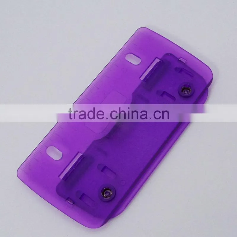 Cheap colorful plastic file folder flat hole puncher