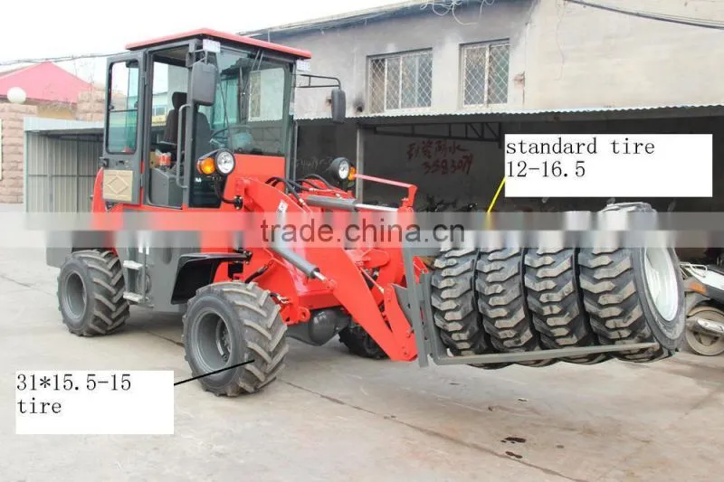 popular 1T 4 wheel drive tractor cheap front loader JN910/HZM 910