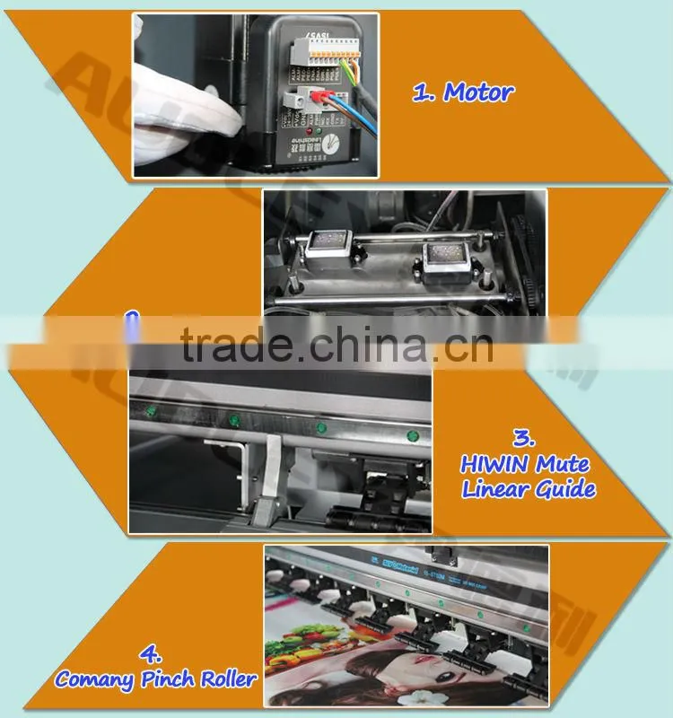 3.2m large format solvent printer machinery for outdoor inkjet printing