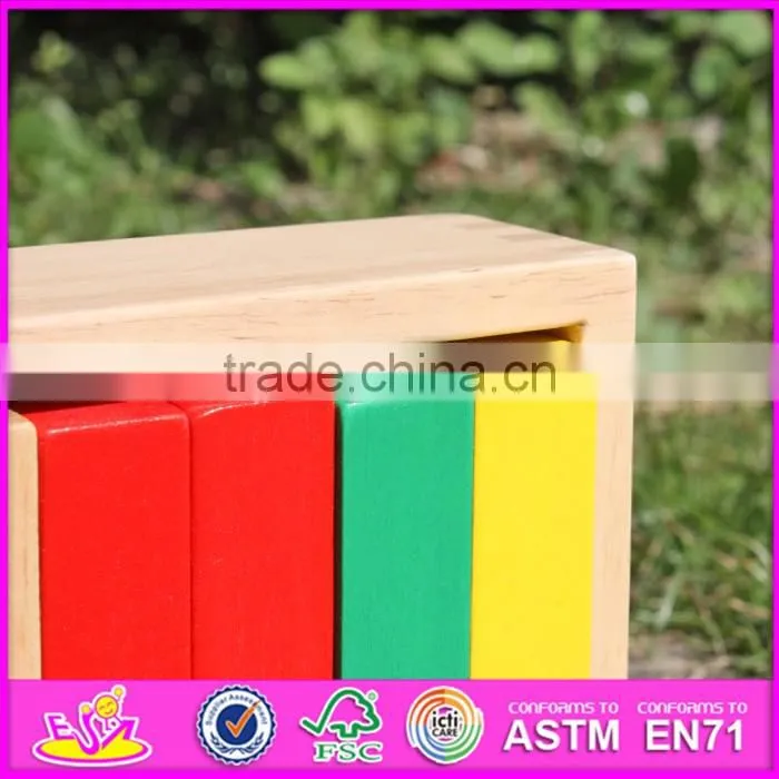 2017 Best design 18 pieces funny boys wooden building toys for sale W13A116-S