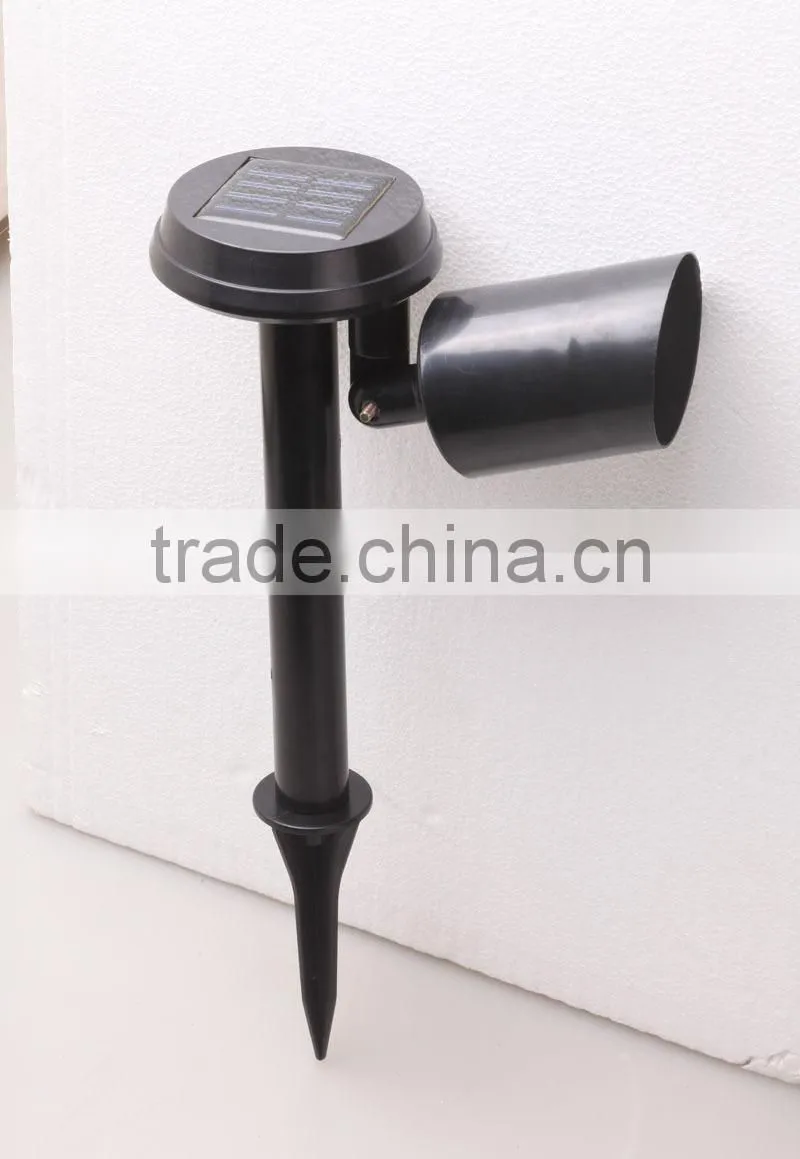 Hot sales factory price cheap lawn black body solar garden light