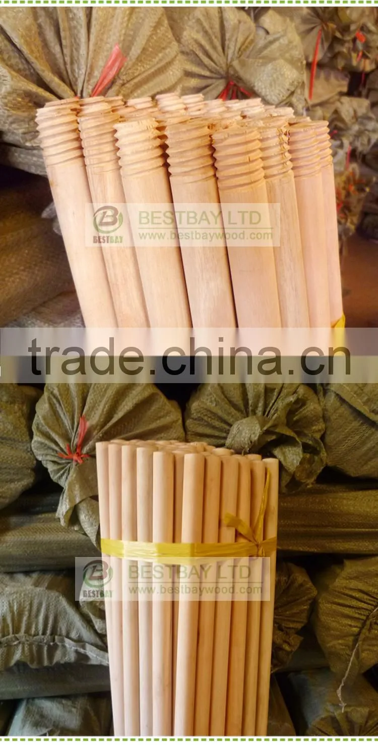 broom handle wood Natural factory price