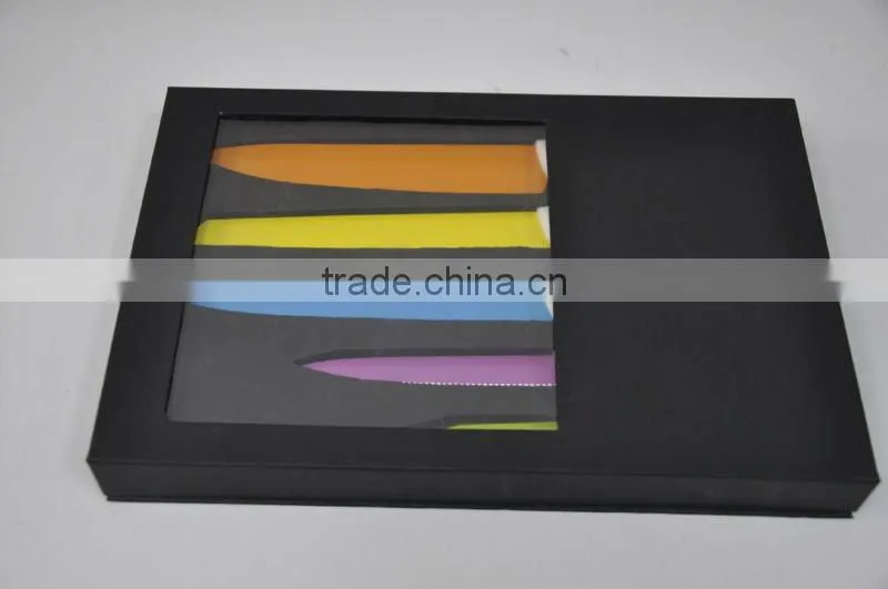Color knife set with EVA gift box