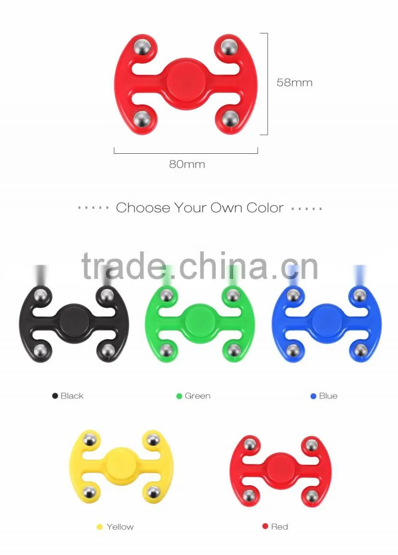 Fidget Hand Spinner Finger Toy Stress Reliever Killing Time Adults/Kids green