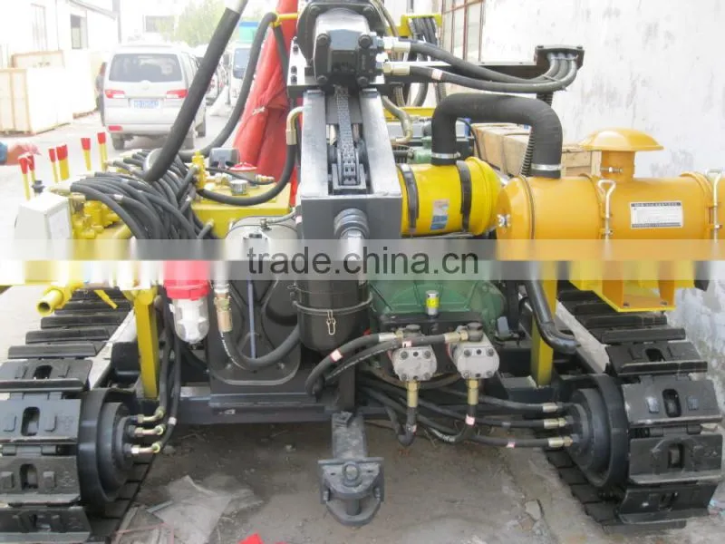 High Performance Low Cost Portable Tracked Drill for Boreholes
