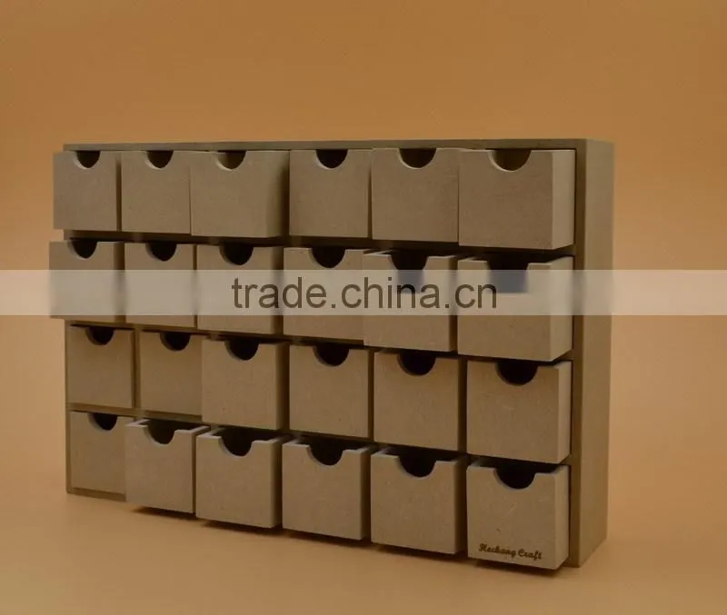 christmas calendar box wooden storage box