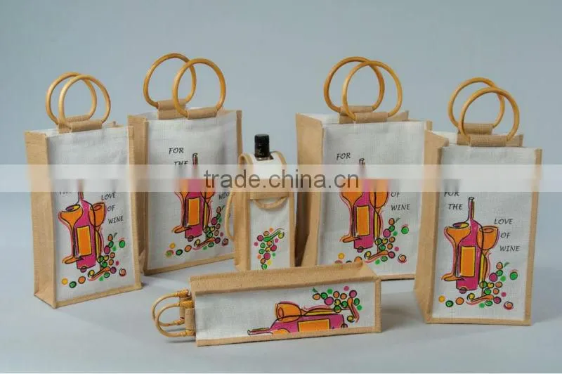 Screen Printing Jute Carry Bag