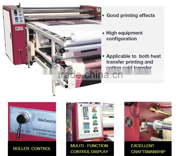 Creative design heat transfer paper printing machine multifunction roller heat transfer machine