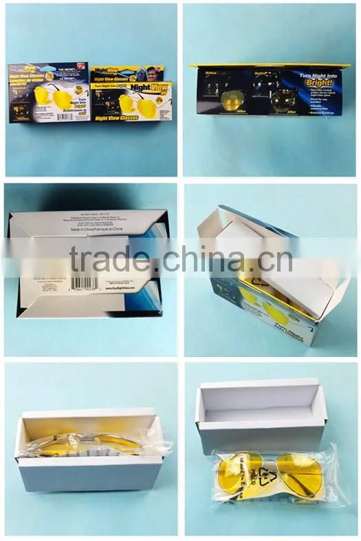 2015 Wholesale Night Vision Glasses Driving View Glasses liquidation , 150104f