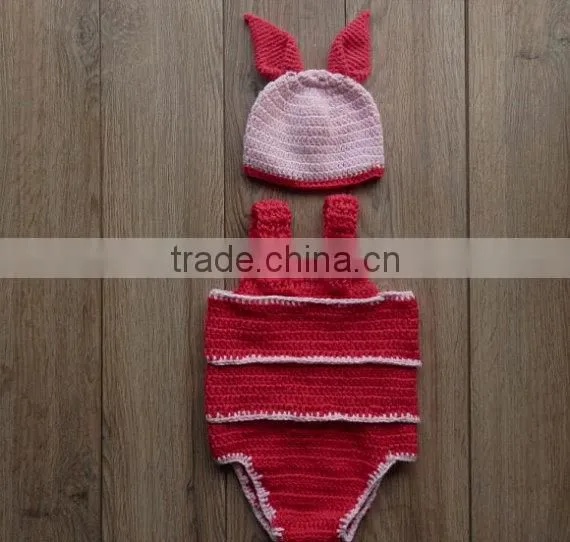 Peacock diaper cover baby bloomer with headband set little baby winter woolen yarn diaper cover set