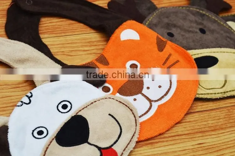 Zoo series waterproof baby drool bibs