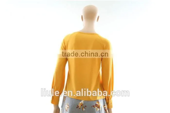 Latest Women Long Sleeve Chiffon Blouse Ladies Loose Casual Tops Autumn All-Match