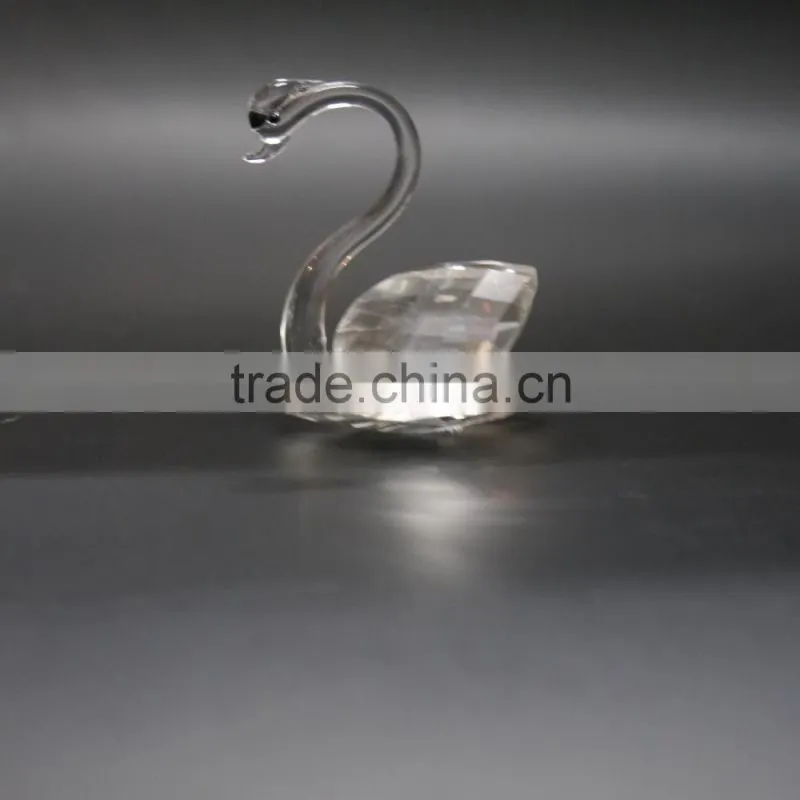 Hot Sale Crystal Single Swan,Crystal Swan Wedding Favors For Give Away Crystal Gift