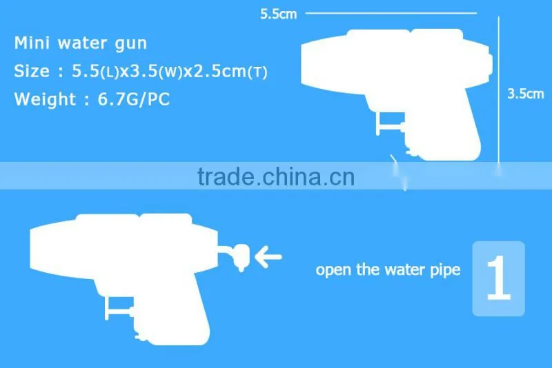 2015 New Arrivals Cheap Mini Water Gun Toys