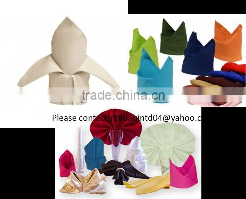 Polyester napkin table napkin restaurant hotel table linen