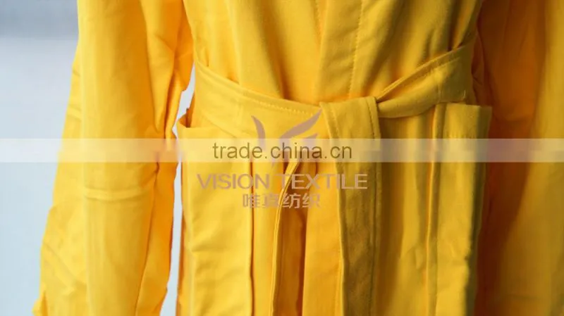 Polyester Hooded Microfiber Bathrobe