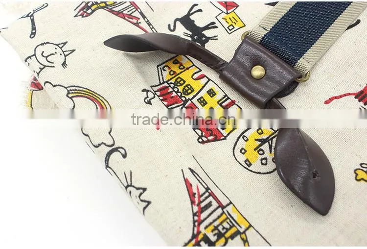 Mens Womens Elastic Leather Button Suspenders Adjustable 6 Holes Braces