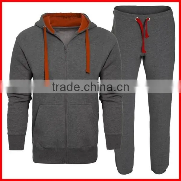 New Style Custom Fleece Mens Sportswear Tracksuits Fitness Plain Gym Training Tracksuit